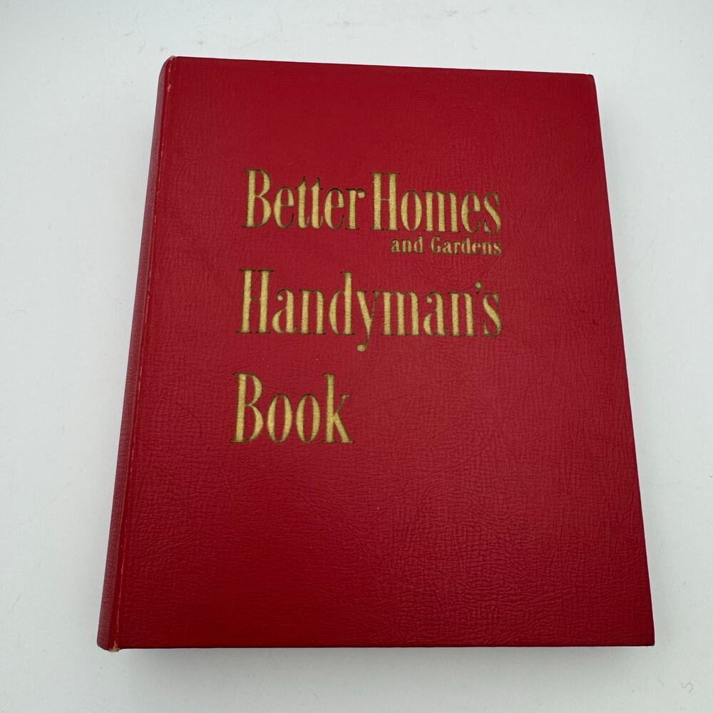 Better Homes & Gardens Handyman’s Book 1951 First Edition Vintage DIY